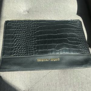 Christian Siriano Black Clutch